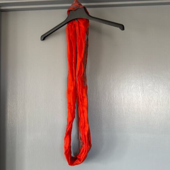 Rue 21 Etc Orange Polyester Infinity Scarf  64 inches - Picture 1 of 5